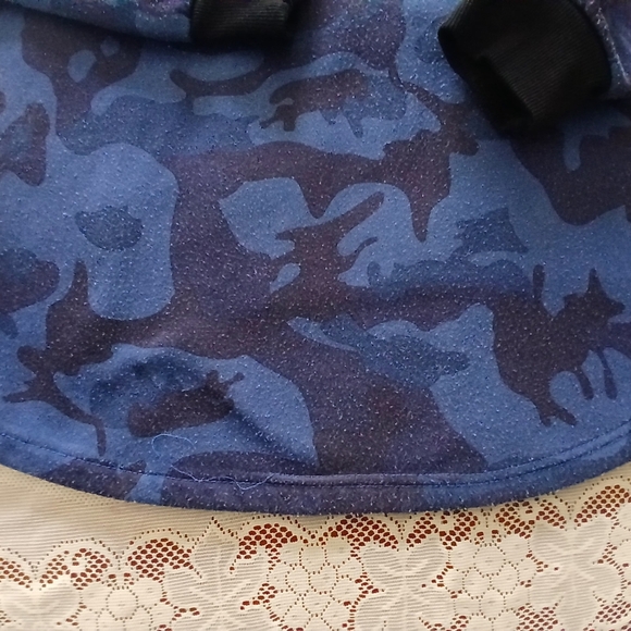 #051 Boys Blue Camo Hoodie Sweater By G-Net Size Large - Picture 11 of 15